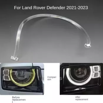 Для Land Rover Defender 2021-2023 Автомобильный DRL Световодная пластина Световодная трубка Фара Дневные ходовые огни Guide Angel Eye