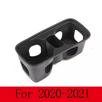 Для Land Rover Defender 90 110 130 2020-2024 TPE черный автомобильный центральная консоль, держатель для стакана с водой, ящик для хранения, аксессуары для салона автомобиля