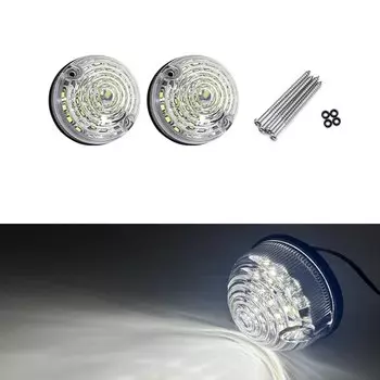 Для Land Rover Defender 90/110 1983-2016 прозрачные линзы светодиодный задний фонарь стоп-сигнал противотуманный задний передний боковой индикатор положения