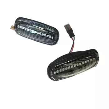 Для Land Rover Defender L316 90 110 2.2 2.4 200Tdi 300Tdi 2000-2016 Динамический светодиодный индикатор Боковой габаритный указатель поворота Лампа