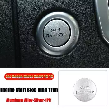 Для Land Rover Discovery 4 LR4 2010-2016 Range Rover Sport L320 2010-13 автомобильные аксессуары для двигателя пусковая кнопка кольцо накладка