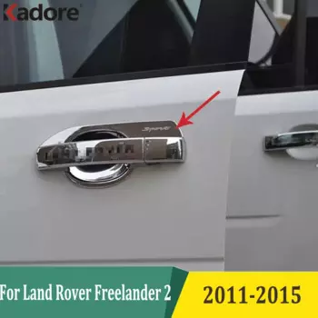 Для Land Rover Freelander 2 2011 2012 2013 2014 2015 ABS хромированная боковая дверная ручка чаша накладка внешние аксессуары автомобиля