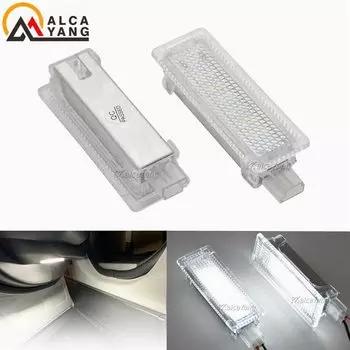 Для Land Rover Range Rover Sport Discovery 4 Freelander 2 LR2 LR3 LR4 Evoque светодиодсветодиодный подсветка Footwell Люстра для интерьера 2X