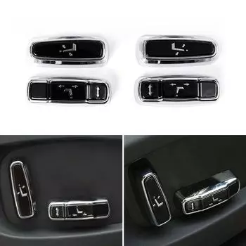 Для Land Rover Range Rover Sport Evoque Vogue 2016-2019 для Jaguar XF, ручка регулировки автомобильного сиденья, накладка, аксессуары