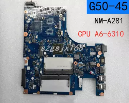 Для Lenovo G50-45 PC материнская плата MB A6-6310 CPU ACLU5 ACLU6 NM-A281 15inch full протестирован