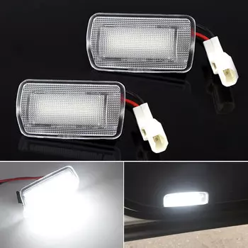 Для Lexus IS ES GS RC LS RX Series 240 300 330 350 400 450 460 500 570 GX460 LX570 HS250h SMD Светодиодные дверные люстры для ног