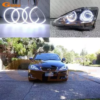 Для Lexus IS II IS220 IS250 IS300 IS350 2005 2006 2007 2008 2009 2010 Ультра яркий COB Led Angel Eyes Kit Halo Rings Day Light