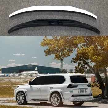 Для Lexus LX570 2016 2017 2018 автомобильное украшение из АБС-пластика Краска цветной задний спойлер для багажника