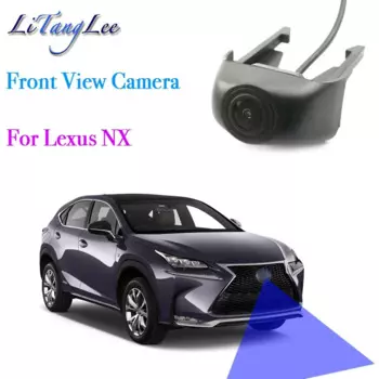 Для Lexus NX 2014 ~ 2021 автомобильный логотип, камера переднего вида, ночное видение HD, водонепроницаемая, широкоугольная, для слепых зон, парковочная камера