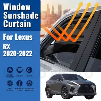 Для Lexus RX 2020-2022 магнитный солнцезащитный козырек автомобильный солнцезащитный козырек передние шторы на лобовое стекло летние оконные солнцезащитные козырьки аксессуары