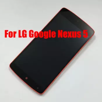 Для LG Nexus 5 ЖК-дисплей Панель Pantalla сенсорный экран дигитайзер в сборе с рамкой Замена для LG Google Nexus 5 D820 D821