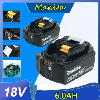 Для Makita 18 В 6000 мАч аккумуляторная батарея для электроинструментов со светодиодной литий-ионной заменой LXT BL1860B BL1860 BL1850