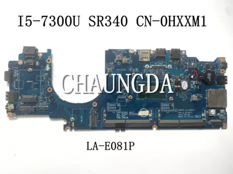 Для материнской платы Dell Latitude 5480 CDM70 LA-E081P i5-7300U 2,6 ГГц CN-0HXXM1 0HXXM1, материнская плата протестирована