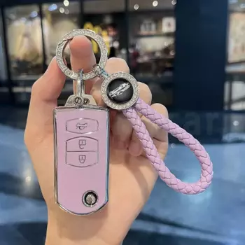 Для Mazda 2 3 5 6 CX7 CX9 RX8 MX5 MPV Demio 2 3 кнопки Чехол для автомобильного ключа из ТПУ Чехол для дистанционного ключа Чехол-брелок Защитная сумка