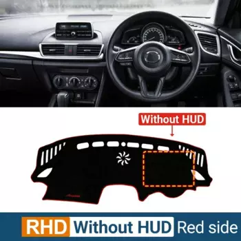 Для Mazda 3 BM BN Axela 2014 2015 2016 2017 2018 крышка приборной панели автомобиля коврик для приборной панели солнцезащитный козырек анти-УФ нескользящая накладка аксессуары