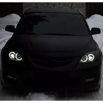 Для Mazda 3 mazda3 2002 2003 2004-2006 2007 2008 Ультра яркий дневной свет DRL CCFL Angel Eyes Demon Eyes Kit Теплое белое кольцо
