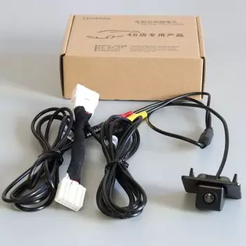 Для Mazda 3 Mazda3 Axela BM BN Sedan 2014 ~ 2018 Автомобильная камера заднего вида для OEM Оригинальный дисплей Совместимость Plug and Play