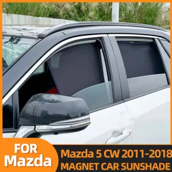 Для Mazda 5 CW 2011-2018 Mazda5 автомобильные шторы, солнцезащитные козырьки, магнитный солнцезащитный козырек, солнечные автоаксессуары M5 M 5