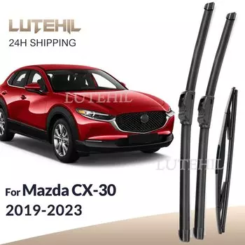 Для Mazda CX-30 CX30 2019-2023 2020 2021 2022 стеклоочиститель передние и задние щетки стеклоочистителя лобовое стекло щетки для окон 26 "+ 16" + 14"