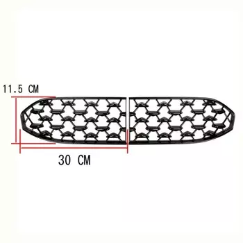Для Mazda CX-30 CX30 2022 2023 передний нижний бампер решетка гриля молдинговая Крышка передняя нижняя средняя сетка декоративные аксессуары