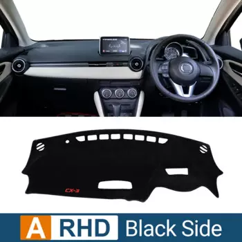 Для Mazda CX-3 CX 3 CX3 2014 2015 2016 2017 2018 2019 2020 2021 2022 2023 крышка приборной панели анти-УФ нескользящие коврики автомобильные аксессуары