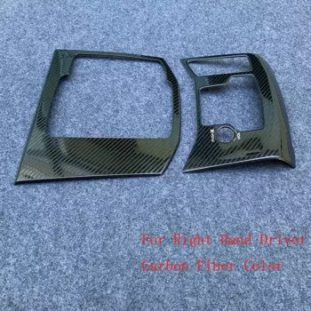 Для Mazda CX-5 CX5 KF 2017 2018 2019 2020 автомобильные аксессуары автомобильная панель переключения передач наклейка накладка + накладка на панель ручного тормоза