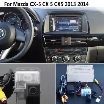Для Mazda CX-5 CX 5 CX5 KE 2013 2014 RCA и оригинальный экран, совместимый с камерой заднего вида, резервная камера заднего вида, HD CCD