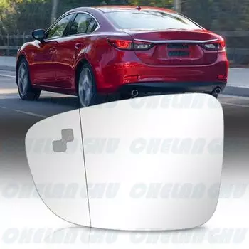 Для Mazda LHD 6 2017 2018 2019 2020 2021/3 2017 2018 автомобильные аксессуары левое боковое стекло заднего зеркала с подогревом слепых зон