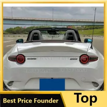 Для Mazda MX5 Miata ND RF LMS Стиль FRP Волокно Стекло Неокрашенный Спойлер «Утконос» Багажник Крыло Губа Гоночные Аксессуары Тюнинг Накладка