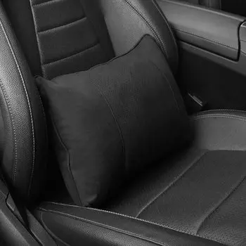 Для Mercedes Benz A B C E CLA GLA GLB GLC GLE GLS Class W177 W205 206 W213 C118 W167 Автомобильная подголовник из алькантары, поясничная подушка