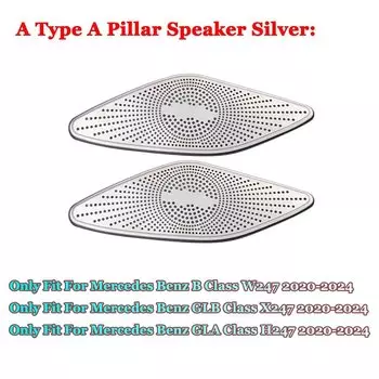 Для Mercedes Benz A B CLA GLB GLA Class AMG W177 W247 C118 X247 H247 Автомобильные аксессуары Дверь Приборная панель Аудиодинамик Крышка Накладка