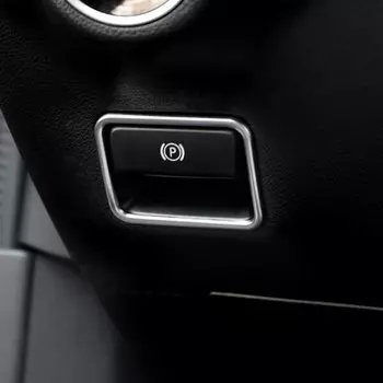 Для Mercedes Benz A B GLA CLA ML GL GLE GLS V Class Vito W176 W246 X156 C117 W447 Наклейка на переключатель стояночного тормоза Накладка