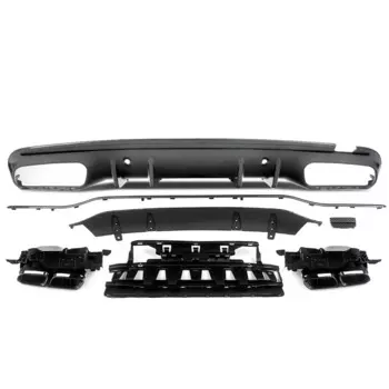 Для Mercedes Benz C Class 2019-2021 W205 Sedan S205 Estate AMG-Line Sport задний бампер Facelift C63S задний диффузор выхлопной наконечник