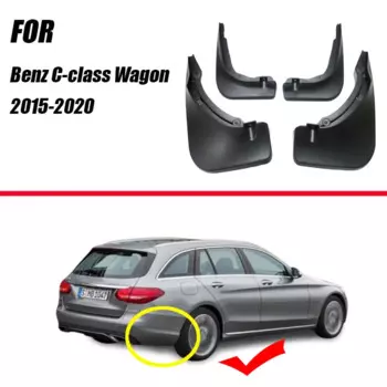 Для Mercedes Benz C Class C-Class W205 2015 ~ 2021 крылья брызговики аксессуары Benz C180 C200 C260 C300 брызговики