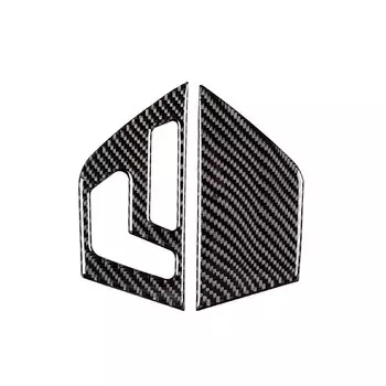 Для Mercedes Benz C Class W204 2007-2012 2013, кнопка регулировки бокового сиденья автомобиля, декоративная дверная ручка из углеродного волокна, тянущая крышка