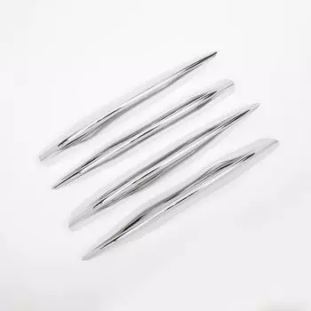 Для Mercedes Benz C Class W205 C180L C260 C300 2019-2021 Автомобильный Стайлинг ABS Chrome Воздухозаборная решетка Полоски Накладка Автомобильные аксессуары