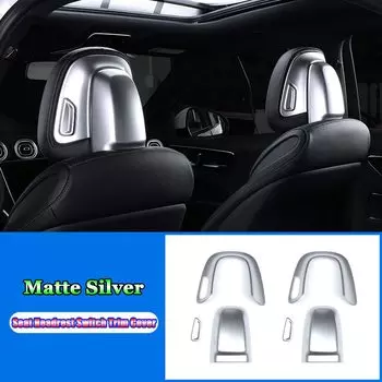 Для Mercedes Benz C E GLC EQE EQS Class AMG W206 W214 X254 V295 V297 Автомобильные аксессуары Кнопка регулировки подголовника сиденья Накладка