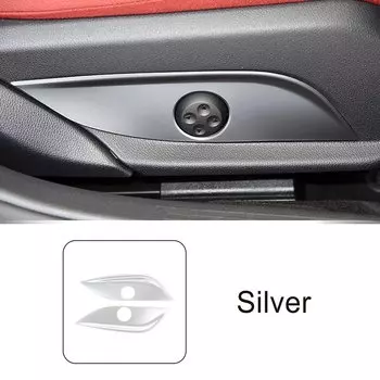 Для Mercedes Benz C E GLC W205 X253 W213 2016-18 Регулировка кнопки переключения сиденья декоративная отделка интерьер автомобильный аксессуар стикер