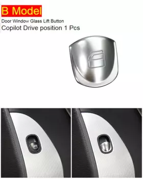 Для Mercedes Benz CLK Class W209 2002-2006 Кнопка стекла автомобильной двери стекла подъемника крышка переключателя наклейка отделка авто аксессуары для интерьера