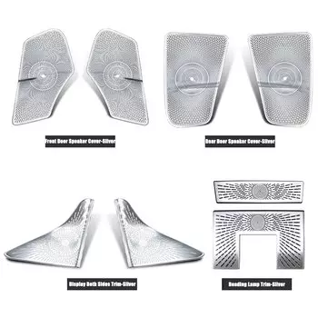 Для Mercedes Benz CLS Class W218 2012-2017 Автомобильные аксессуары Передняя задняя дверь Аудиодинамик Крыша лампы для чтения Накладка Рамка