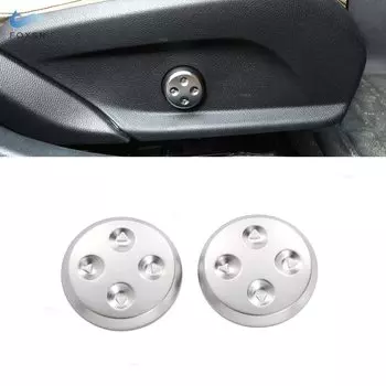 Для Mercedes Benz E C GLC GLS Class W212 W205 Текстура из углеродного волокна 2 шт. Салон автомобиля Регулировка сиденья Панель переключателя Кнопка Крышка Накладка