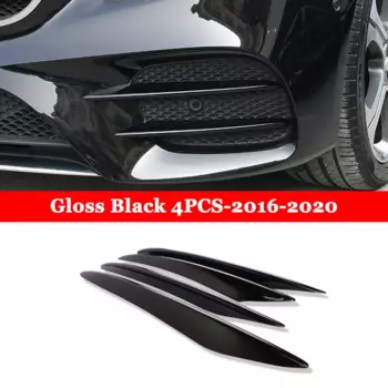 Для Mercedes Benz E Class AMG E43 E63 W213 2016-2020 автомобильные аксессуары передняя противотуманная фара декоративные полосы отделка крышка наклейка