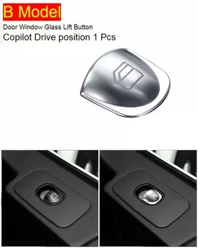 Для Mercedes Benz G Class W463 2004-2011 Автомобильные двери, окна, стекло, кнопка подъема, переключатель, крышка, наклейка, отделка, авто аксессуары для интерьера