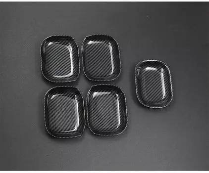 Для Mercedes Benz G Class W463 W464 G65 G55 G63 2009-2018 углеродное волокно Автомобильная внешняя дверь Чаша Дверная ручка защитные наклейки крышка