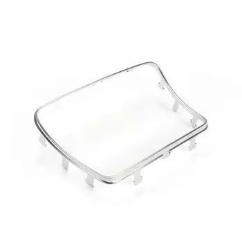 Для Mercedes Benz GLC C Class W253 W205 2015-2020 Авто центральная консоль Пепельница Держатель чашки Накладка Серебристая хромированная рамка