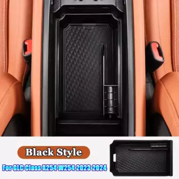 Для Mercedes Benz GLC Class X254 W254 GLC260 GLC300 2023-2025 Автомобильная центральная консоль подлокотник ящик для хранения органайзер держатель лотка