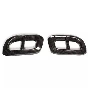 Для Mercedes-Benz GLE 2020 GLE 350 GLC GLS W167 X253 X167 450 ABS автомобильный глушитель выхлопной трубы задняя крышка декоративная наклейка 2020-22