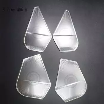 Для Mercedes Benz GLE W166 ML X166 GLS Автомобильная дверь стерео динамик наклейки крышка отделка украшение авто аксессуары для интерьера