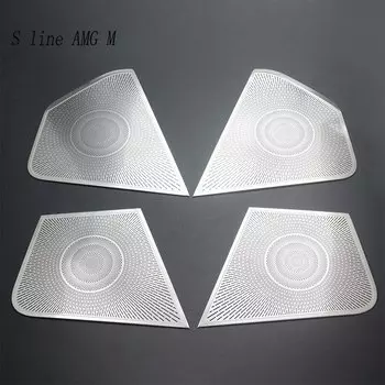 Для Mercedes Benz GLK X204 2008-2015 Автомобильная Дверная панель громкий динамик Pad Стерео аудио динамик крышка отделка рамка украшение интерьера