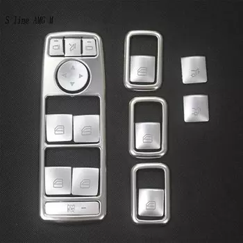 Для Mercedes Benz M Class ML W166 GL X166 2012-2015 автомобильные двери окна стекло переключатель кнопки панель рамка Ремонт наклейки отделка